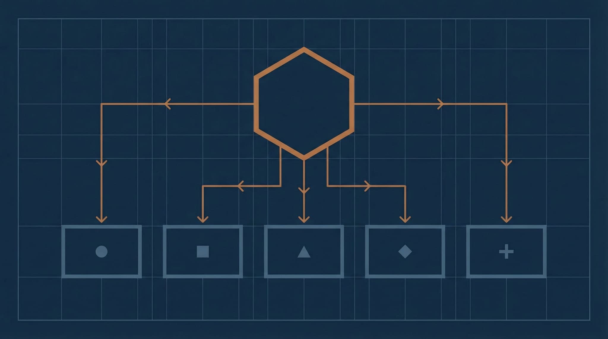 Blueprint della topologia di agenti OpenClaw con progettazione gerarchica e flussi di dati